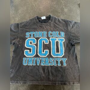 Vintage 1998 WWF Stone Cold Steve Austin SCU University Class Of 3:16 T-Shirt